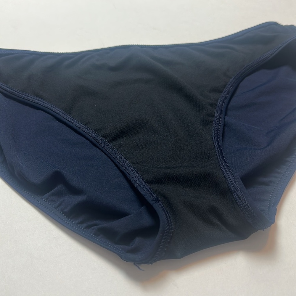 Ralph Lauren Navy Blue Hipster Swim Bottoms Size 12 - Picture 10 of 14